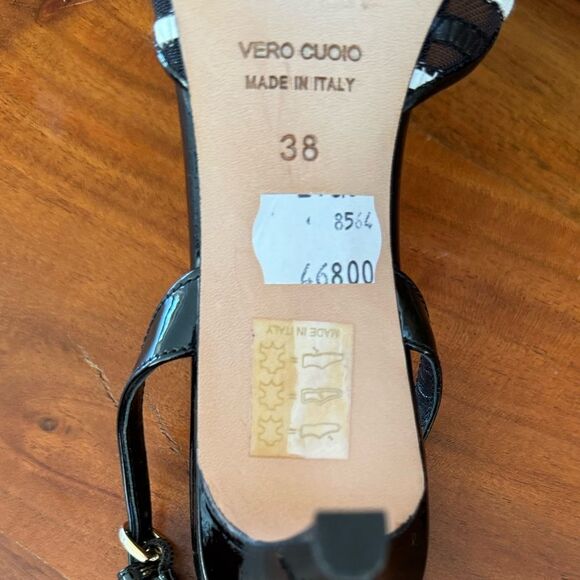 Spazimoda VERO CUOIO Italian sling backs NWOT - Picture 3 of 10
